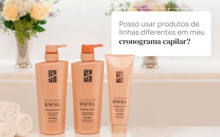Posso usar produtos de linhas diferentes em meu cronograma capilar?