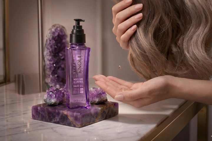 cuidado diário para cabelos secos e opacos, Moisture & Control Hair Oil para cabelo seco mesmo hidratando, cabelos hidratados por mais tempo, rotina de tratamento capilar, proteção contra danos externos, alinhamento e maciez dos fios,