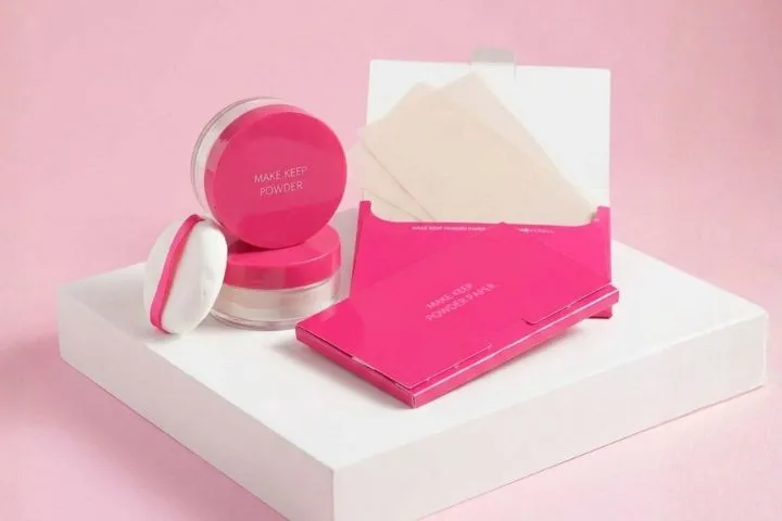 Make Keep Powder EX Kosé pó facial para selar maquiagem e controlar oleosidade