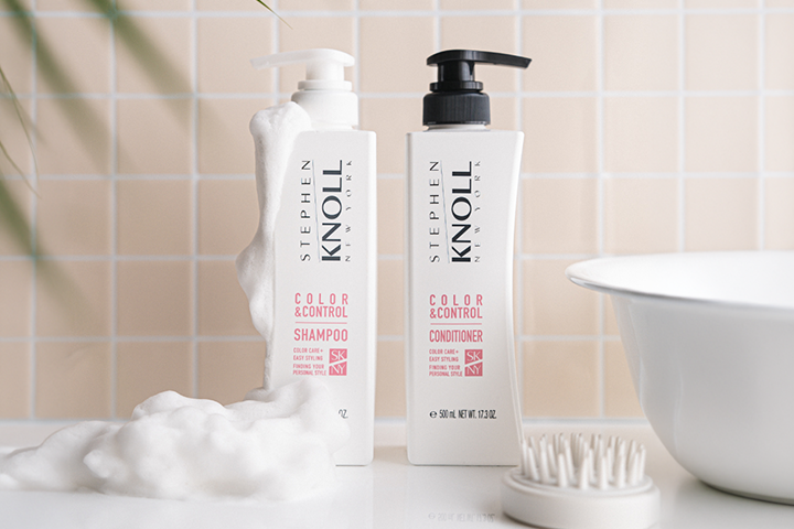 Linha Color & Control Stephen Knoll New York para cabelos coloridos e com mechas